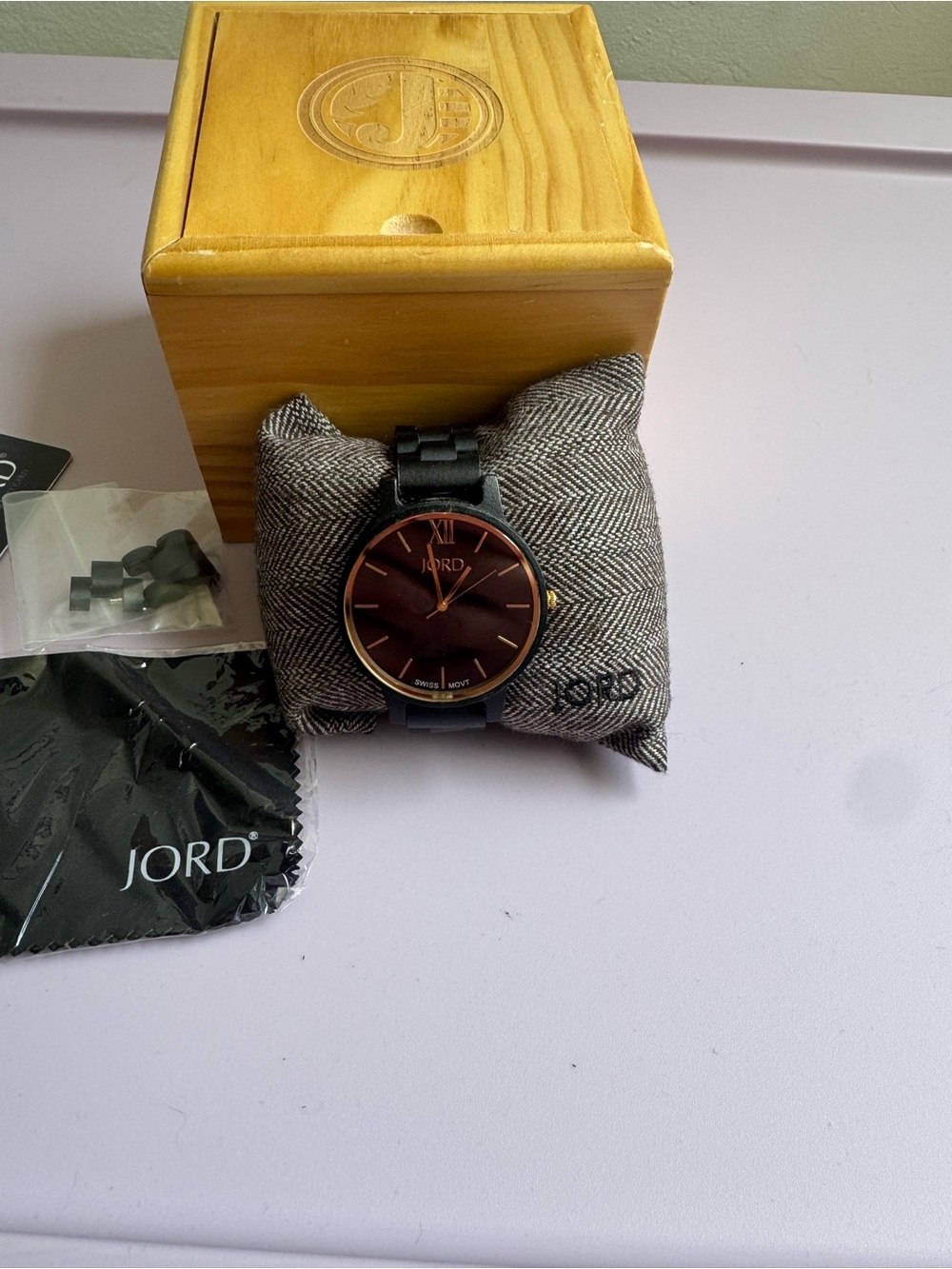 Jord Wood Watch - Black